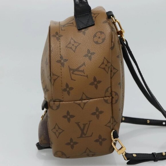LOUIS VUITTON Monogram Reverse Palm Springs Mini Backpack M42411 LV Auth 112894 - Picture 6 of 16